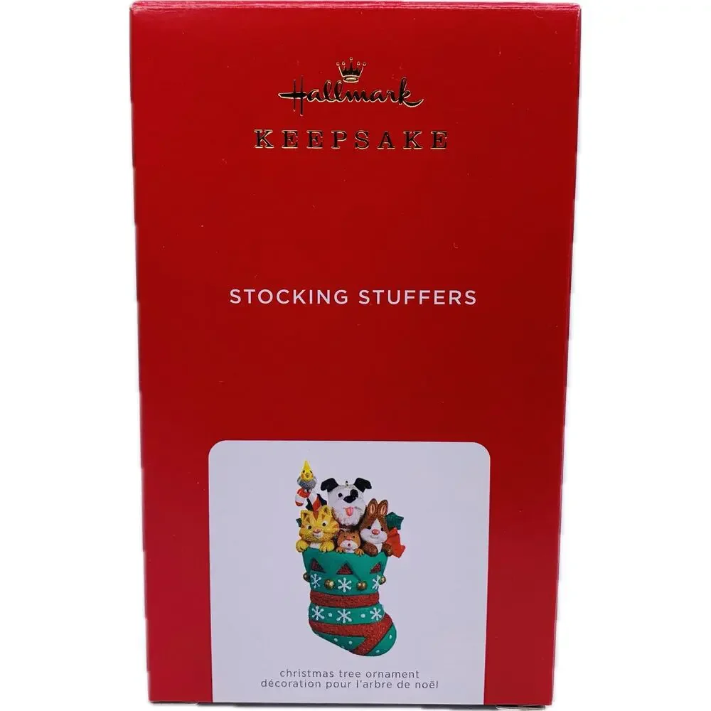 Hallmark STOCKING STUFFERS 2021 Keepsake Ornament #1 Series Cat Dog Bunny & More